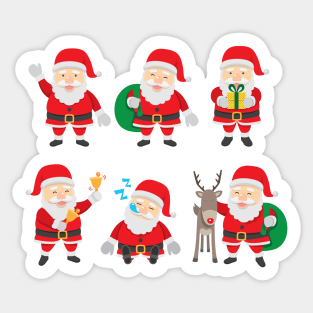 Santa Claus Collections Sticker